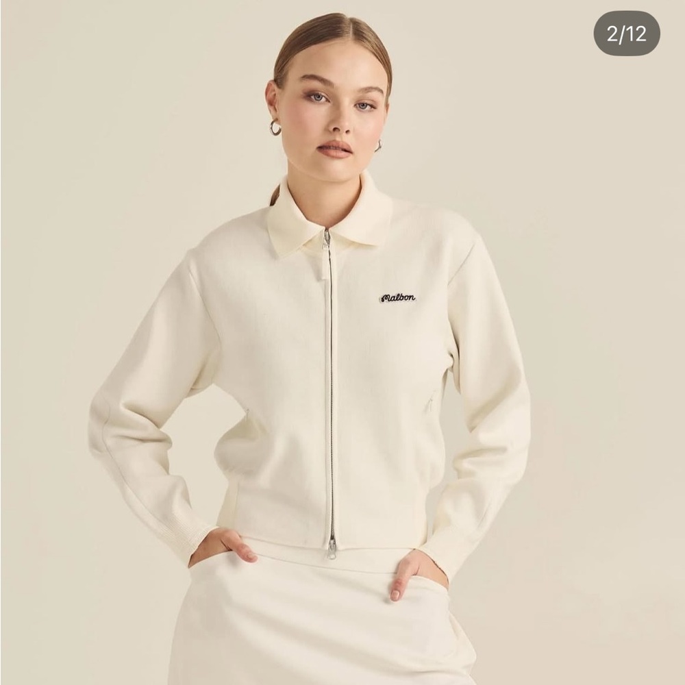 Malbon Women's Knit zip Jacket